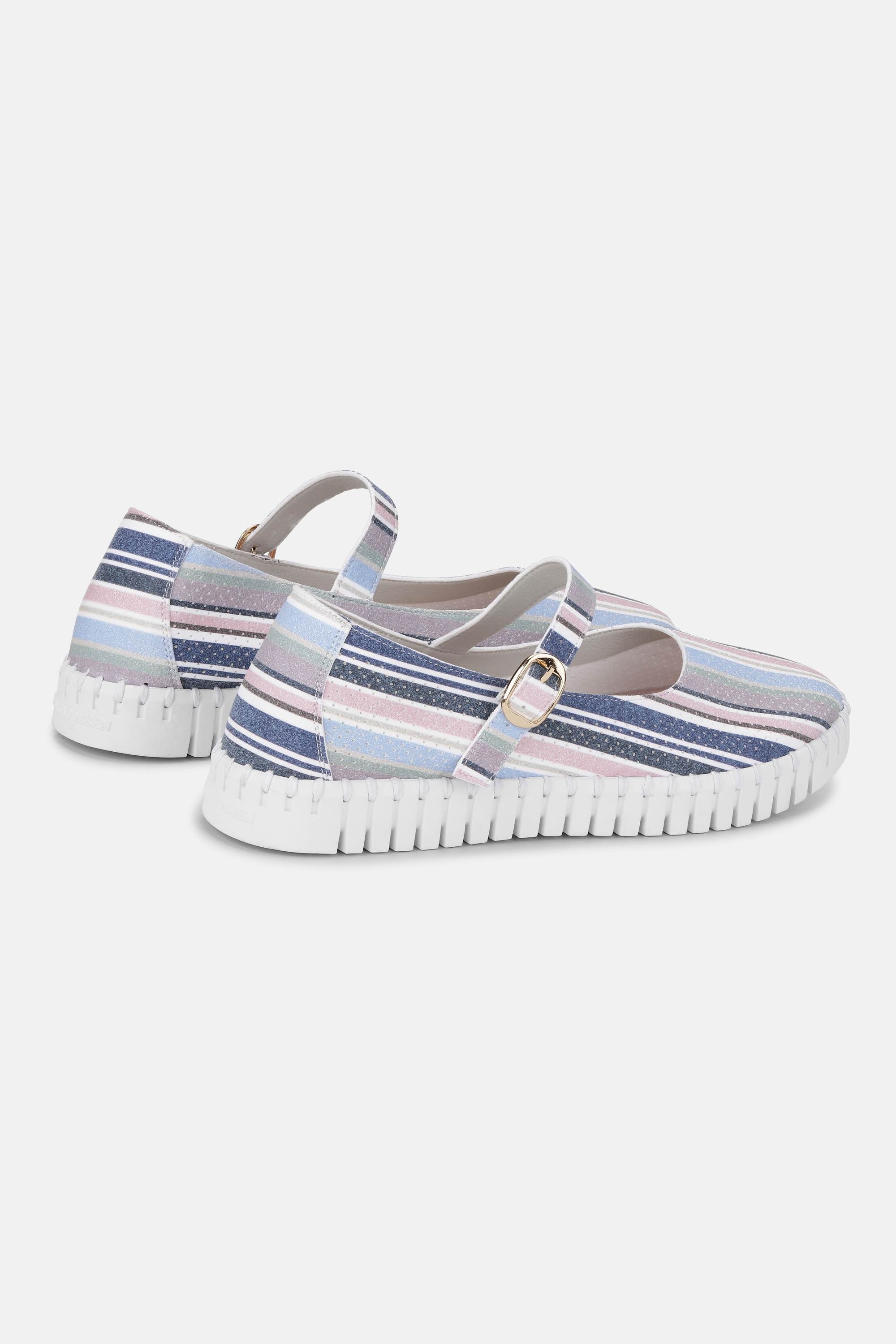 Ballerina Stripet - Lotus White
